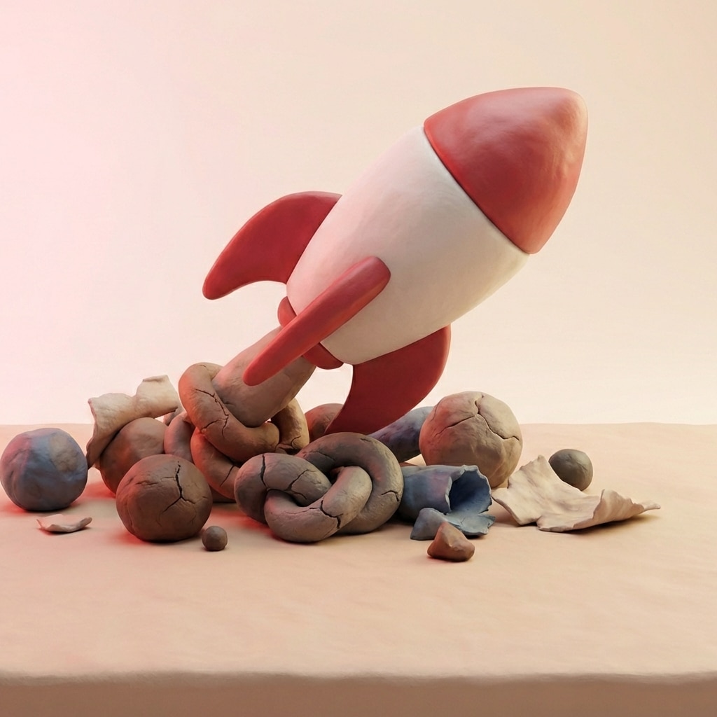 אייקון תלת מימד של חץ חימר חד המייצג מיקוד ודריכות