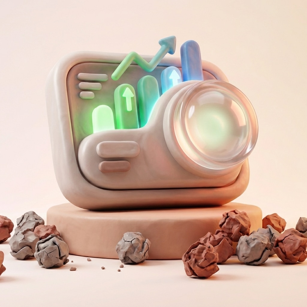 אייקון תלת מימד של לוח בקרה דיגיטלי מלוטש בסגנון תשדירים