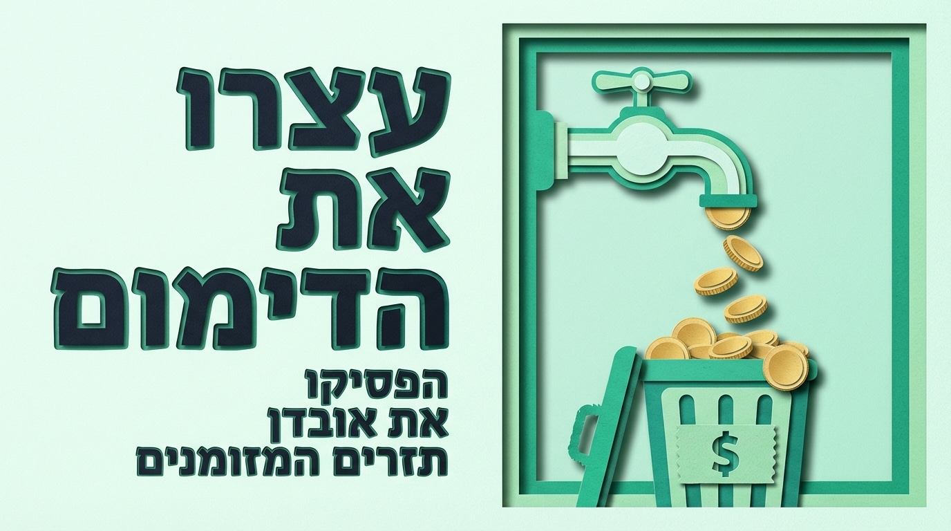 תזרים מזומנים | 3 סימני אזהרה שאתם בדרך להתרסקות פיננסית