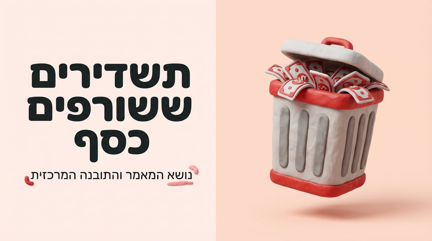 תשדירים | 3 טעויות בשידור ששורפות לכם כסף בשקט