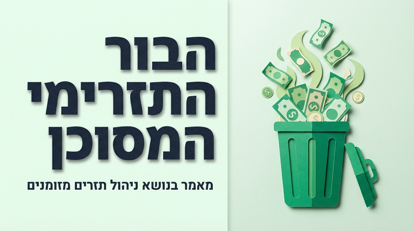 תזרים מזומנים | 3 סימני אזהרה קריטיים שיראו לכם אם העסק בדרך לקריסה