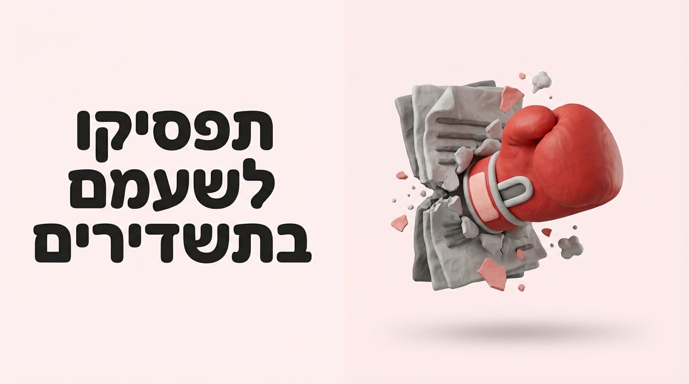 תשדירים | 3 סיבות למה המתחרים שורפים אתכם במגרש (והכסף הוא לא התירוץ)