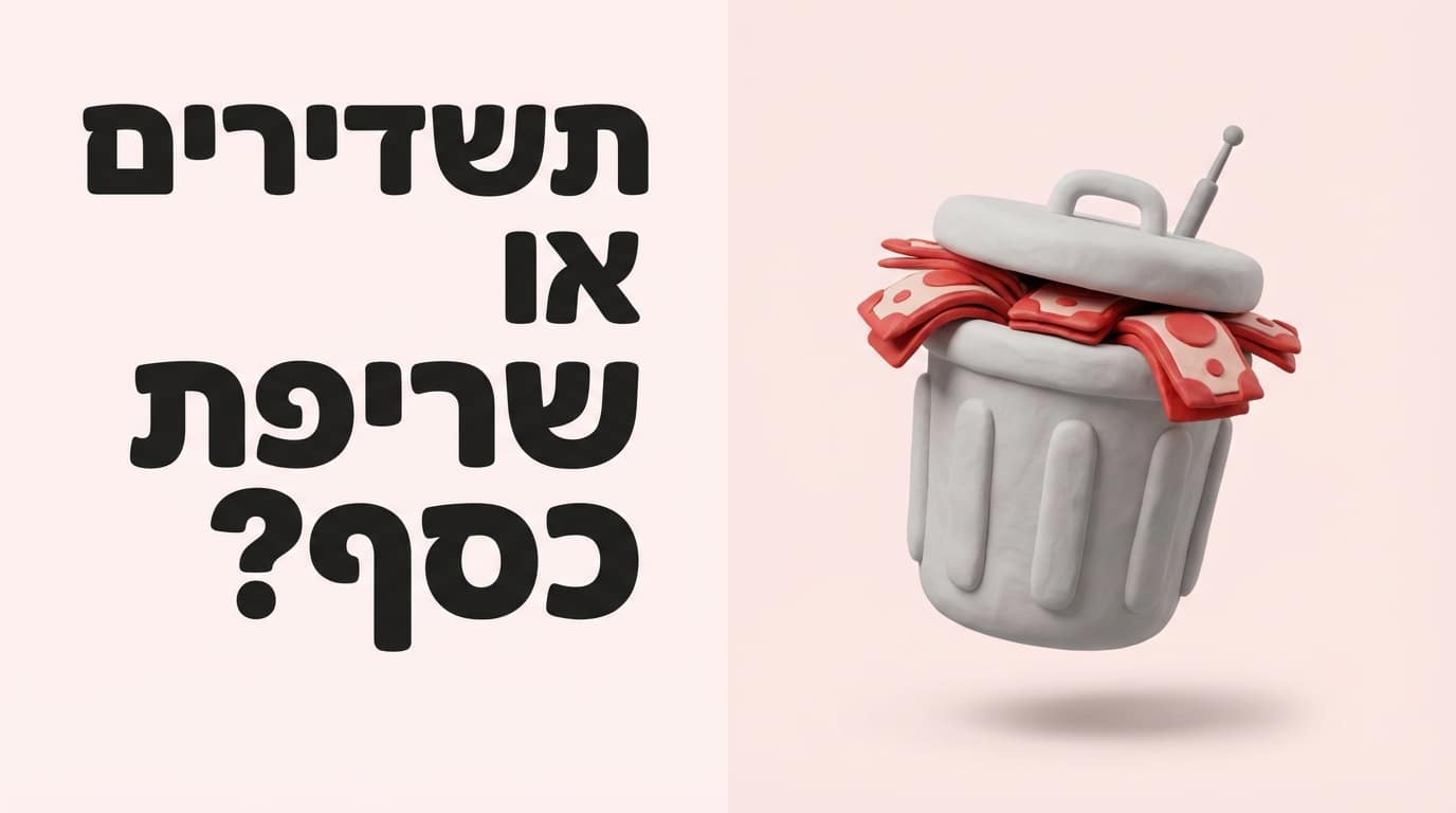 תשדירים | 5 טעויות קריטיות ששורפות לכם את התקציב ברגע זה